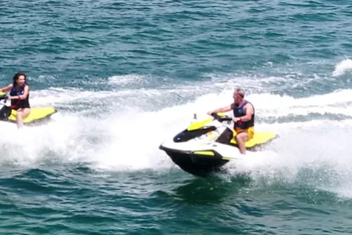 Set your adventurous spirit free on a wave runner